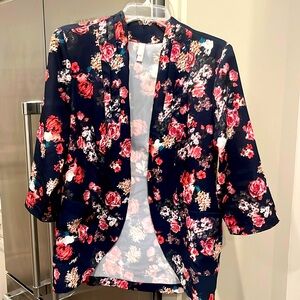 Target- floral blazer (Large)
